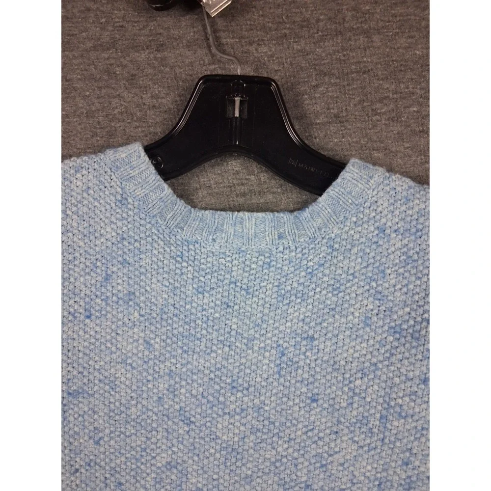 Hanna Andersson Girls Dress Youth 10 Blue‎ Knit Wool Blend V Neck Pullover